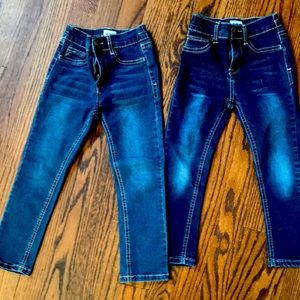 Boys Hudson jeans. Skinny leg and have stretch.